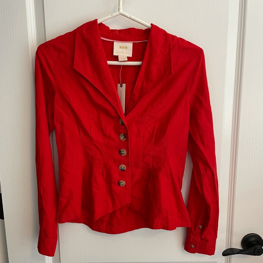 NWT Anthropologie Maeve Delia Blouse